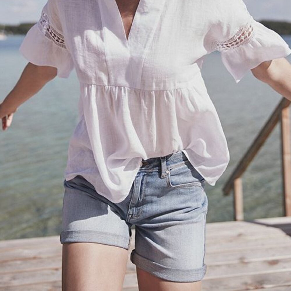 Raffaello Rossi Yasi Premium Denim Shorts
